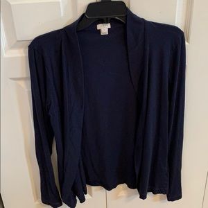 J. Crew navy cardigan